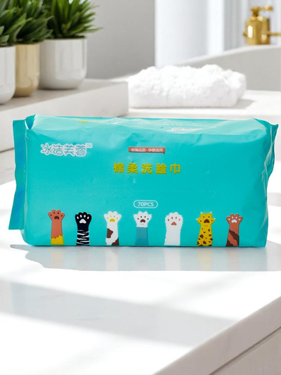 Bavlnené vlhčené obrúsky 70 ks.