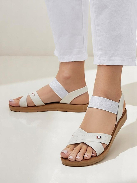 Royalfashion dámske sandále s elastickým remienkom Zerefis