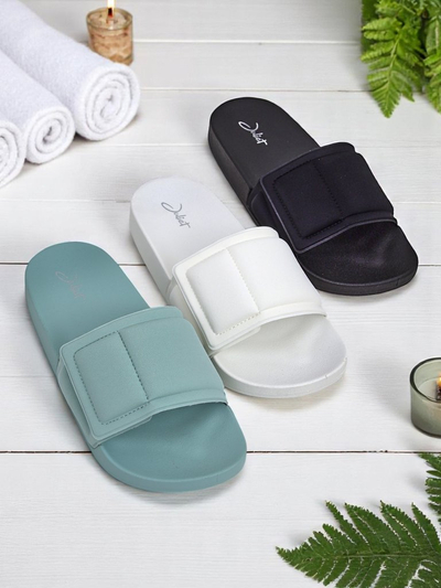 Royalfashion Ženski natikači s ploskim podplatom FlexiWalk