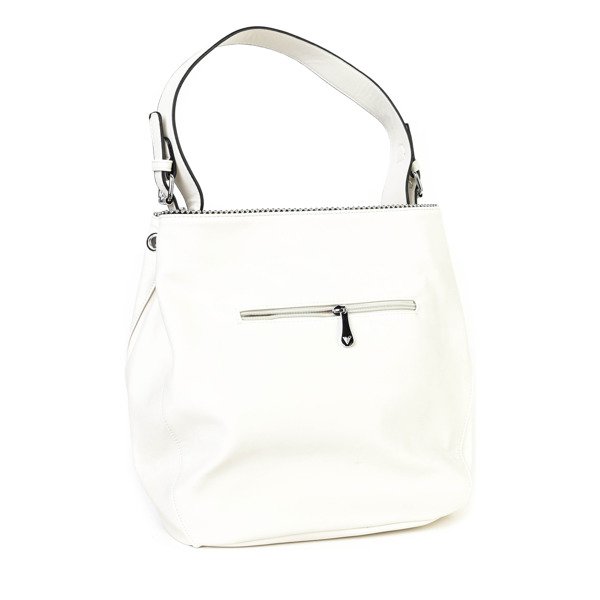 Beżowa torebka na ramię - Torebki