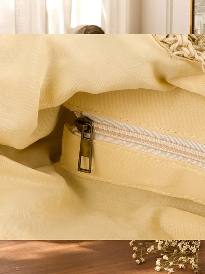 Royalfashion Veľká dámska slamená kabelka Sunny Straw