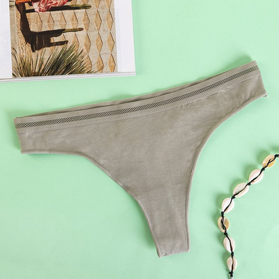 Dámske vzorované tangá 3 / balenie - spodná bielizeň