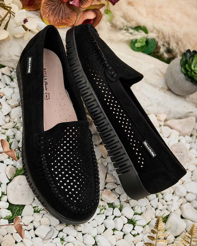 Royalfashion Dámske ažurové mokasíny Nafis