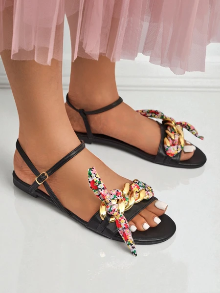 Royalfashion Ženski sandali z ravnim podplatom BareLuxe