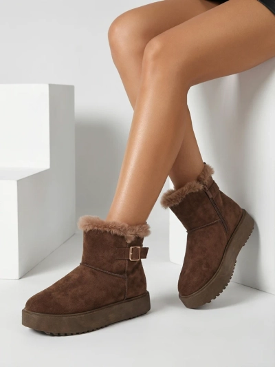 Royalfashion Kratki ženski škornji a'la za sneg Winter Crest