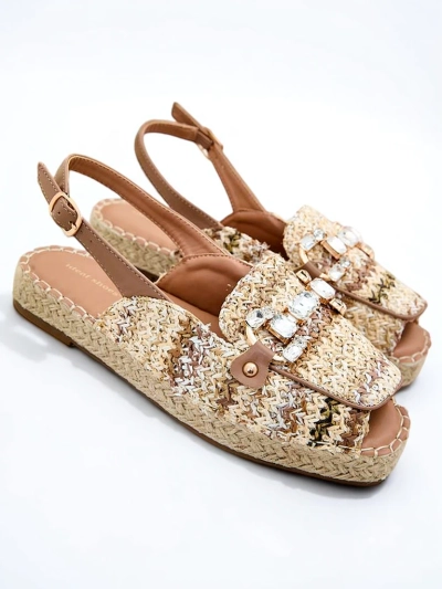 Royalfashion Dámske espadrilky s otvorenou špičkou