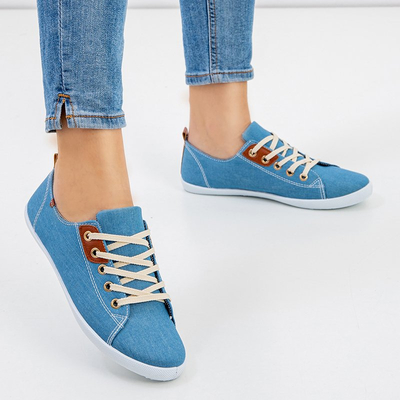 Dámske šnurovacie tenisky Sindri Blue - obuv