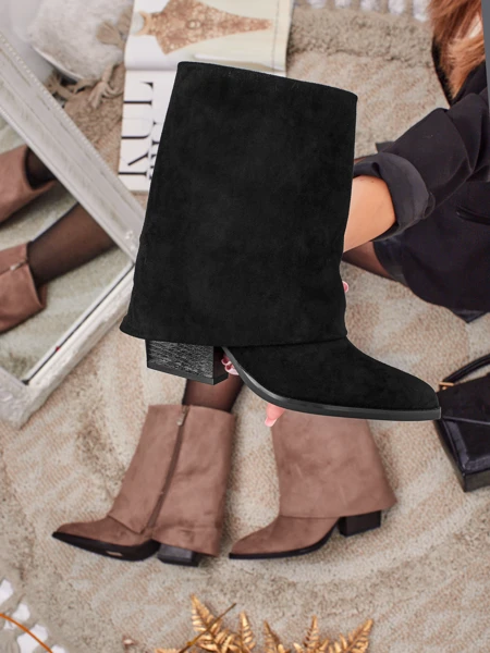 Botki damskie Moon Whisper z zabudowaną cholewką