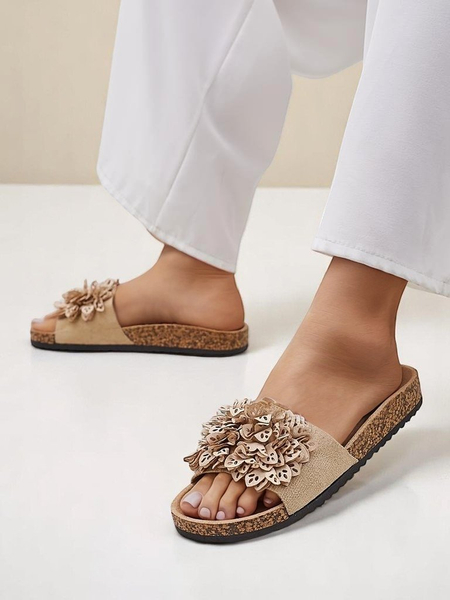 Royalfashion dámske sandále s kvetmi Occes