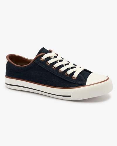 Royalfashion Navy Blue Dámske tenisky Gumpy