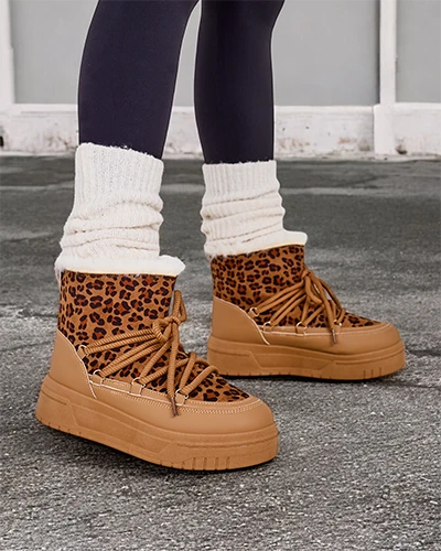 Dámske šnurovacie snehové topánky Royalfashion Moniuc