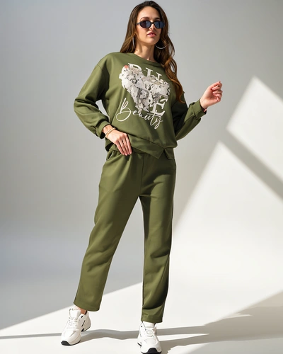 Royalfashion Dámsky viskózový set s potlačou