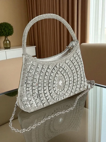 Royalfashion Ženska torbica s cirkoni Sova Glint