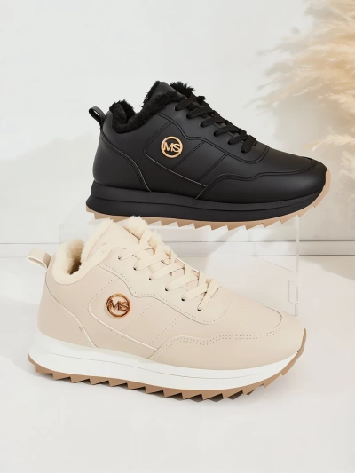 Royalfashion Zateplené dámske tenisky s kožušinou Casot