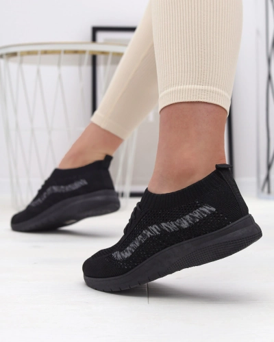 Čierna dámska textilná športová obuv Fiabom- Obuv