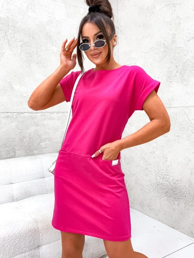 Royalfashion Dámske šaty z bavlneného materiálu