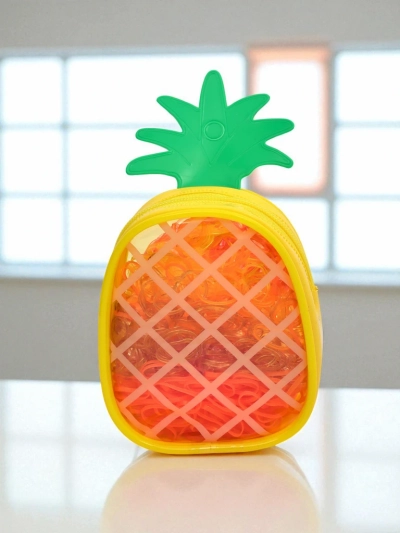 Royalfashion Večbarvne silikonske gumice Ananas