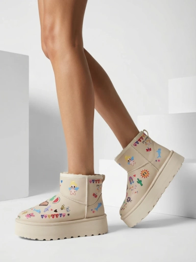 Royalfashion Krátke ženské snehule s nálepkami Hanaga