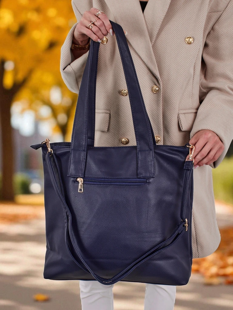 Velika ženska torbica shopper Moon Whisper iz eko usnja