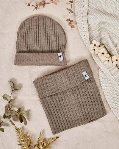 Royalfashion Univerzálny zimný set - čapica s rúškom
