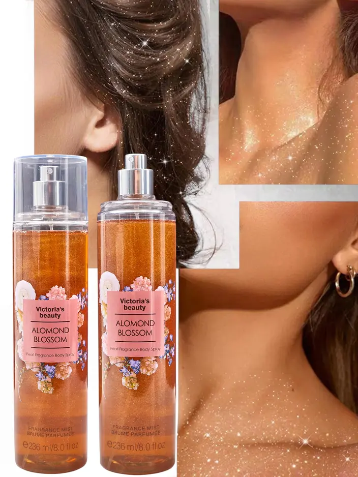 Dámsky telový sprej Inspired Victoria’s Beauty Mandľový kvet 236 ml