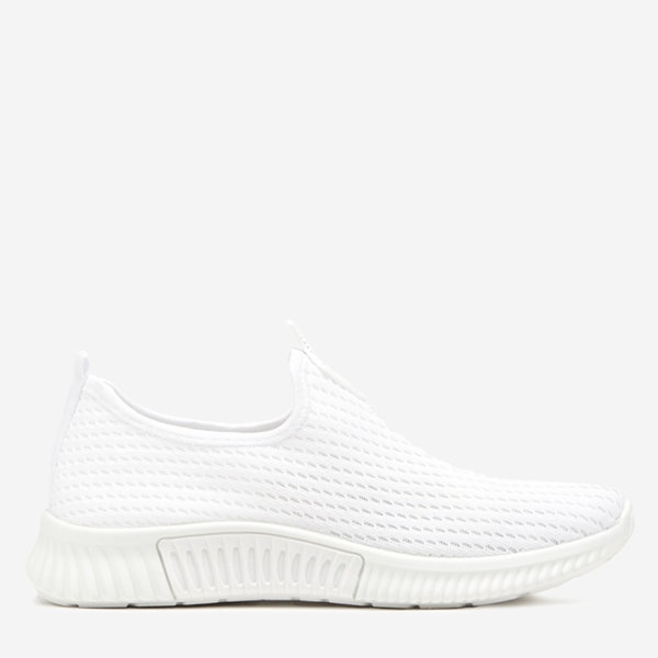 Biele dámske slip-on tenisky Banila - Obuv