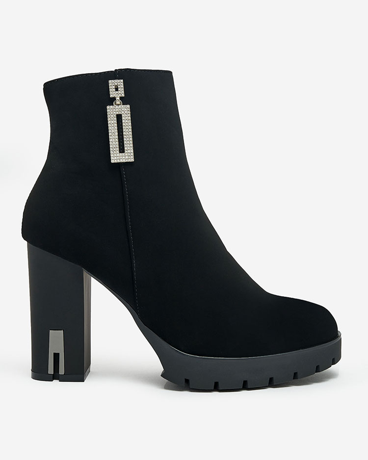 Royalfashion Dámske čižmy Beroleda so zdobeným podpätkom