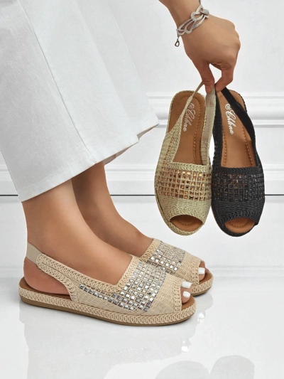 Dámske espadrilky so štrasom Belle Sparkle