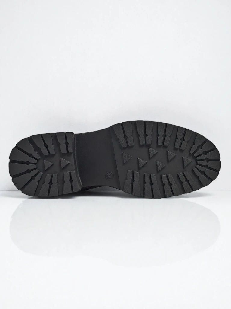 Eko usnjeni ženski gležnarji z vezalkami Elisse