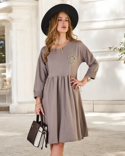 Royalfashion Dámske látkové šaty