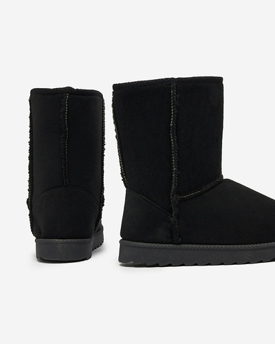 Royalfashion Čierne čižmy a'la snow boots pre ženy Leaner