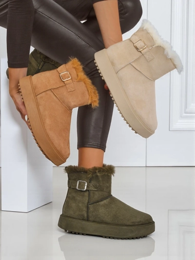 Royalfashion Kratki ženski škornji a'la za sneg Aurelia Classico