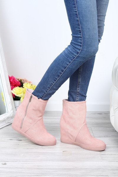 Růžové podpatky Genesis - Boty 1