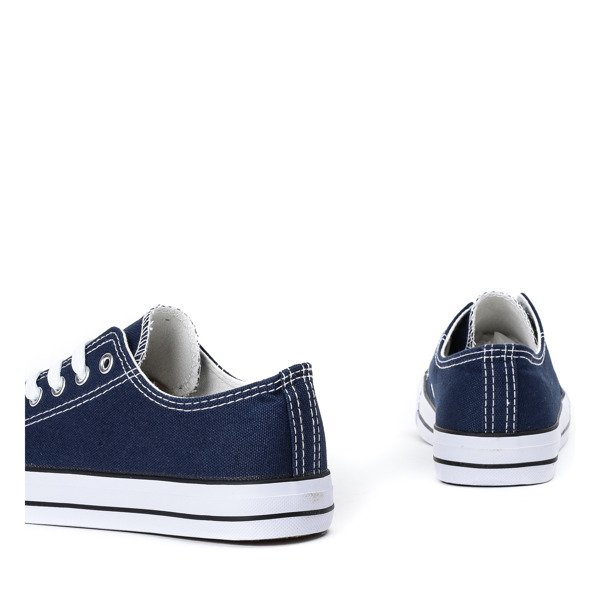 Granatowe sportowe trampki Tofila - Obuwie