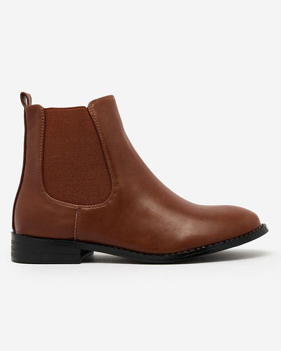 Royalfashion Čierne dámske čižmy a'la sztyblety s ozdobami Ederte