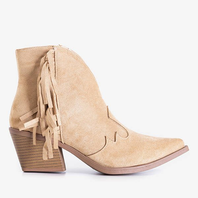 Kovbojské čižmy Dakota s kovovými strapcami - Obuv