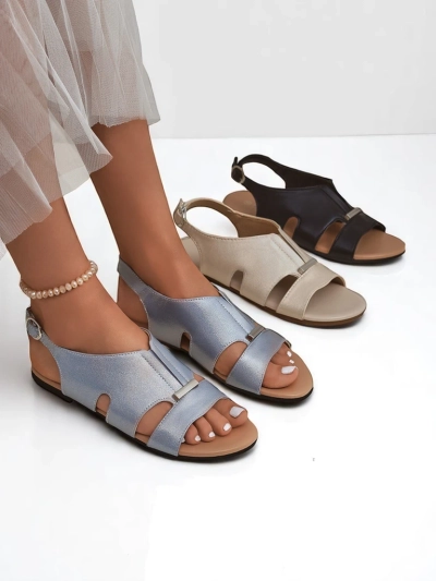 Royalfashion Ženski sandali z ravnim podplatom Solea Comfort
