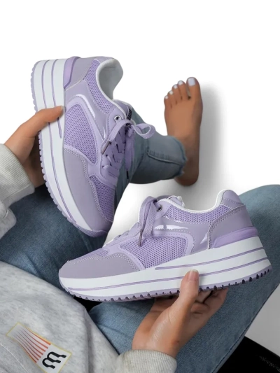 Royalfashion Dámske športové platformové tenisky Revided