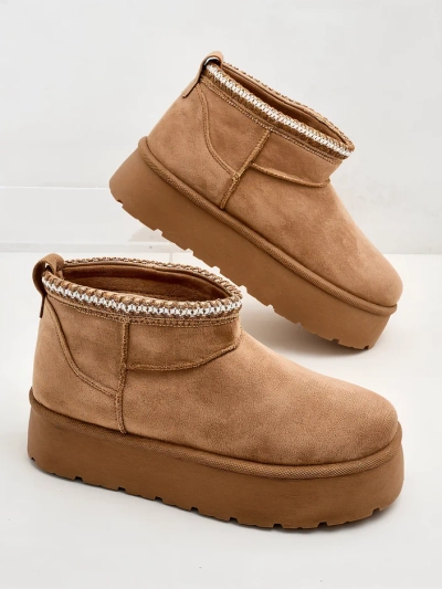 Royalfashion Dámske krátke topánky a'la snow boots Xoalla