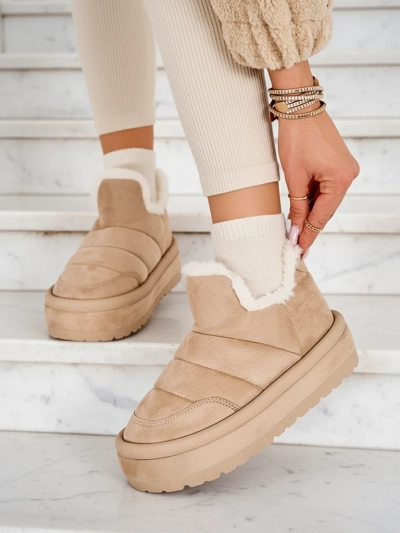 Royalfashion Dámske krátke čižmy Zoeno a'la snow boots
