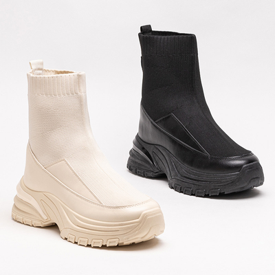 Béžové dámske športové slip-on tenisky Berida - Obuv