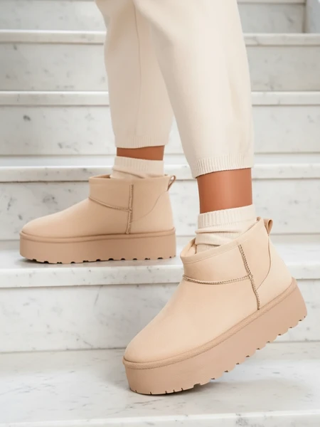 Royalfashion Dámske snehule na platforme a'la Dagodo