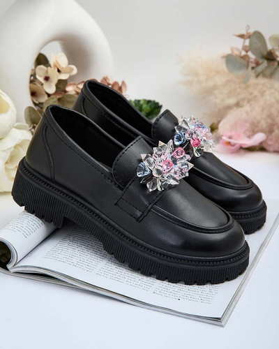 Royalfashion Dámske mokasíny s farebnými korálkami Karonia