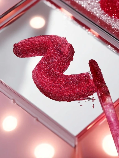 Bleščilo z bleščicami in prozorno bleščilo 2v1 Ruby Woo
