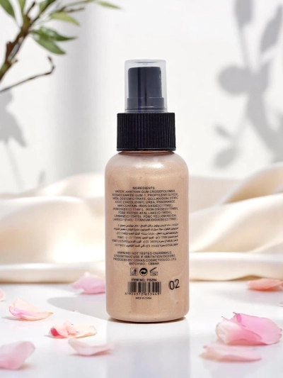 Osvetľujúci sprej na tvár a telo s iskrivými časticami Glow Shimmer Spray Galaxy Princess