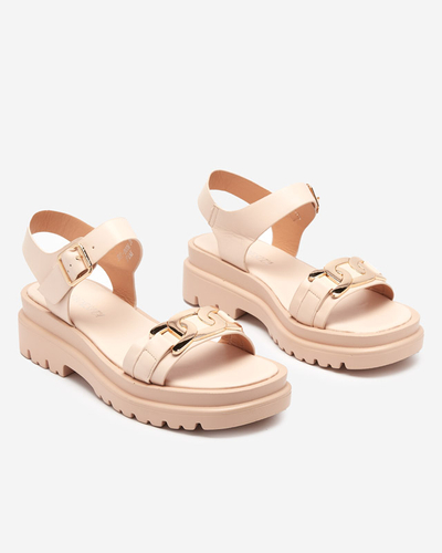 Béžové dámske sandále Blascita - Obuv