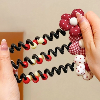 Royalfashion Gumička do vlasov s mašľou Ribbon Coil