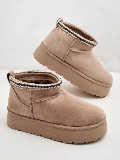 Royalfashion Dámske krátke topánky a'la snow boots Xoalla