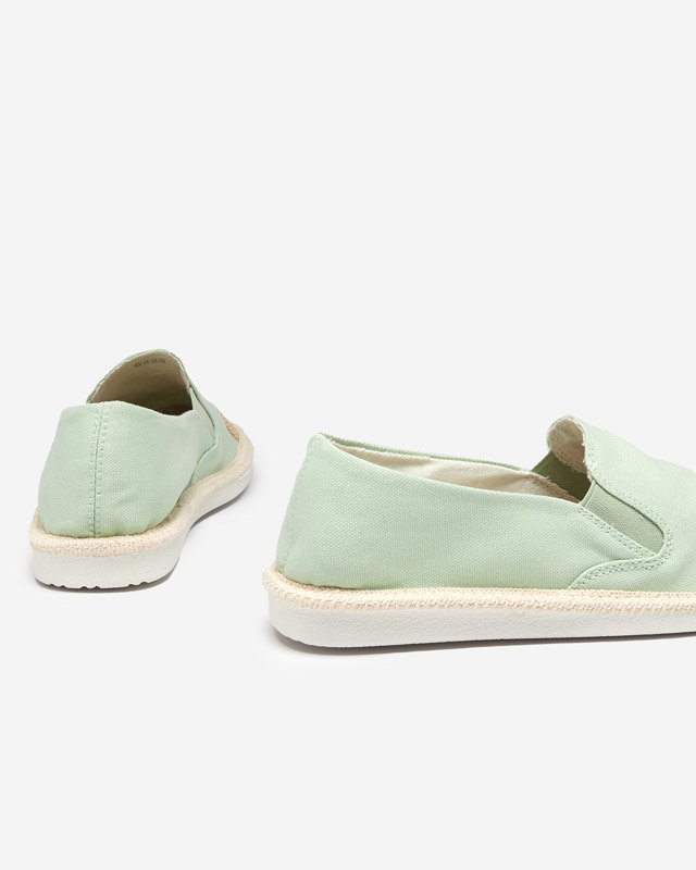 Mentové dámske espadrilky Joll- Footwear