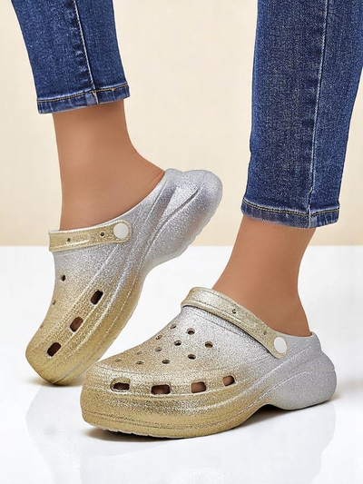 Royalfashion Dámske letné gumené sandále s výrezmi Dellosa